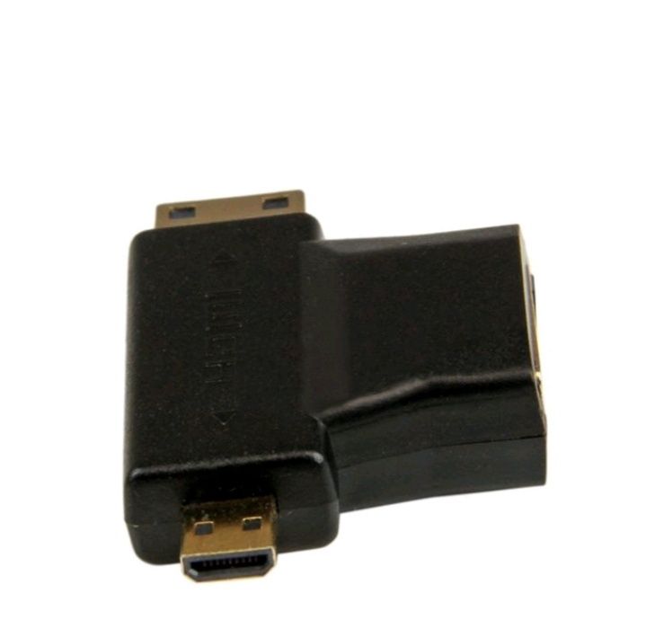 Adapter Przejściówka 2w1 HDMI - MicroHDMI MiniHDMI