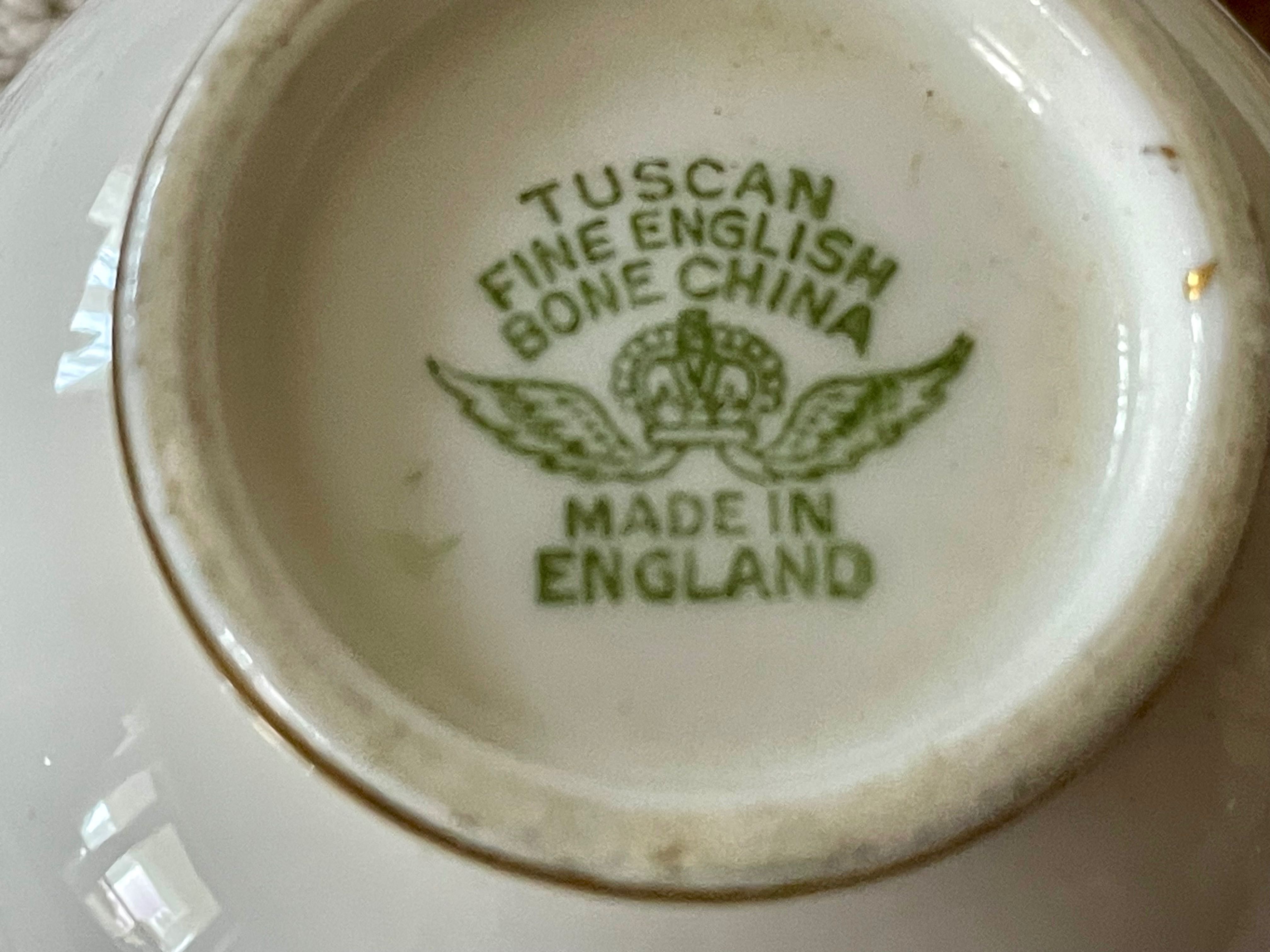 Filiżanka kolekcjonerska Royal Tuscan, ręcznie malowana 1947+
