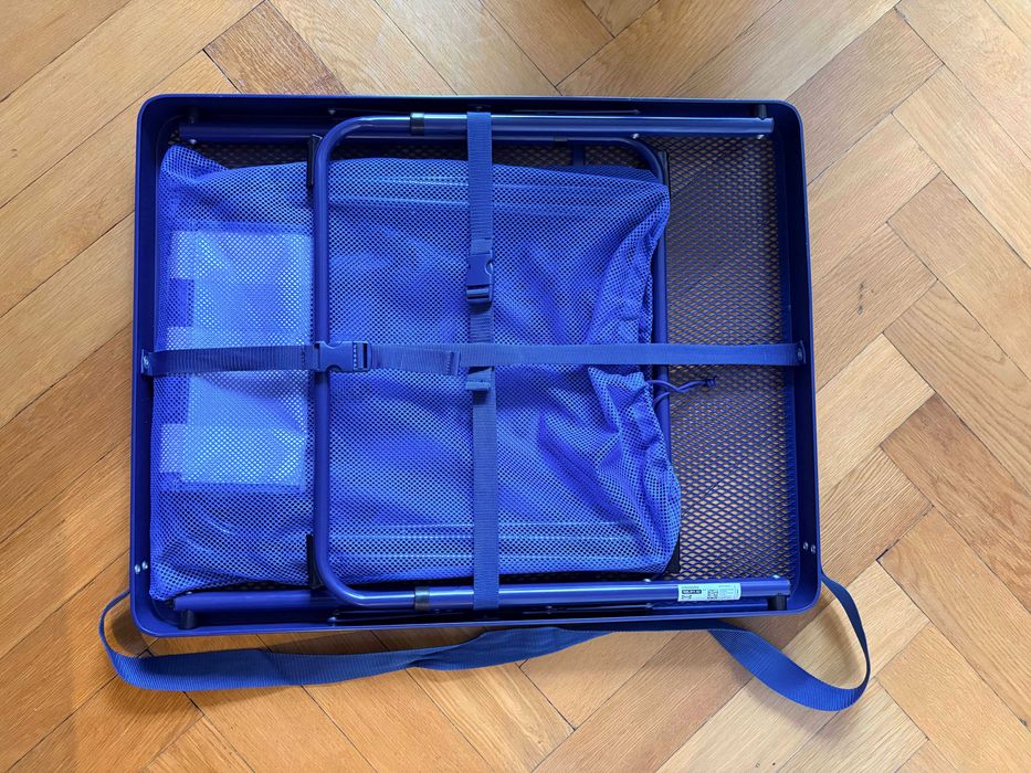 IKEA STRANDÖN rozkładany przenośny stolik i 2 krzesła plażowe