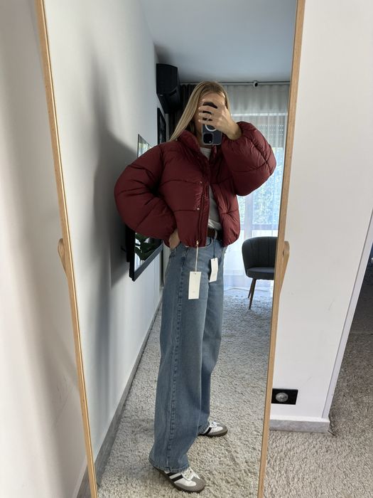 Куртка пуффер жіноча Zara L-XL