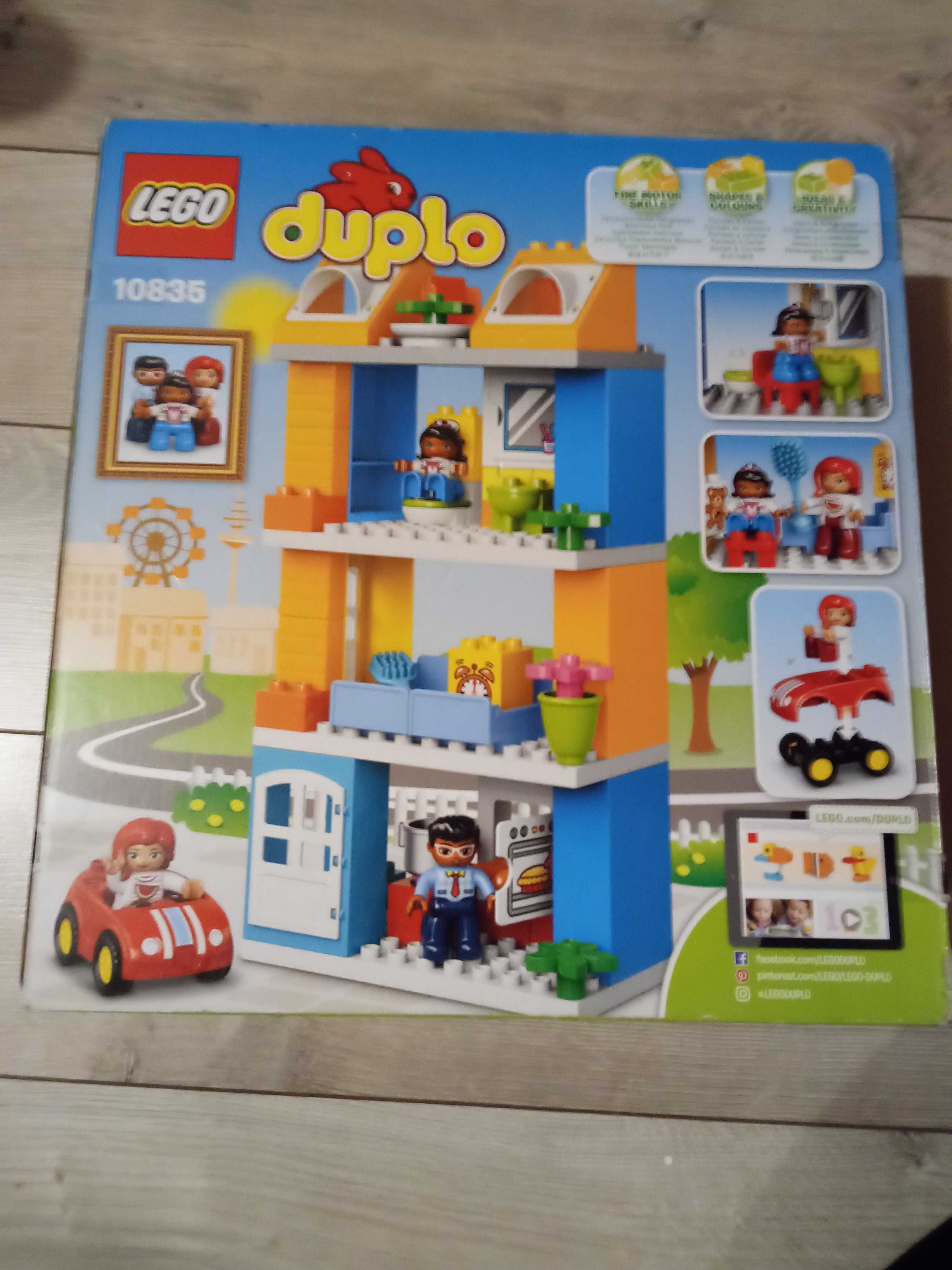 Klocki lego duplo 10835 dom rodzinny zestaw pudełko i instrukcja