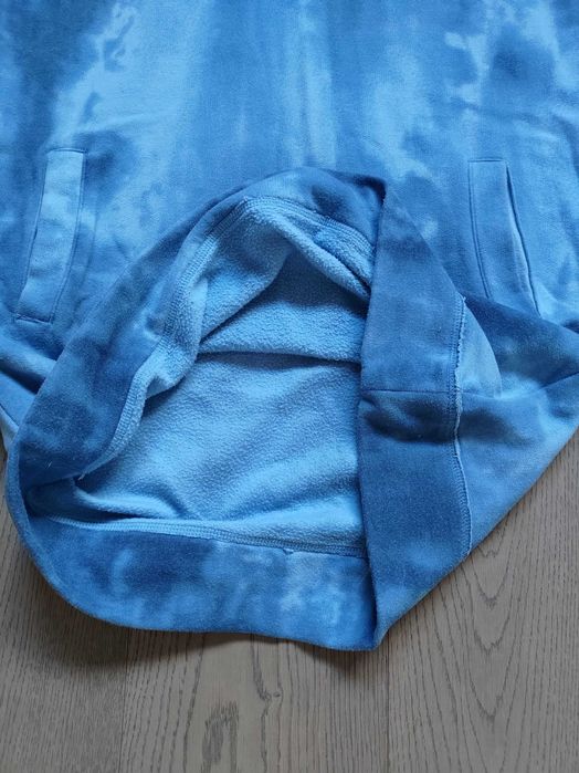 Bluza Hollister S kangurka z kapturem niebieska mega jakość kurtka