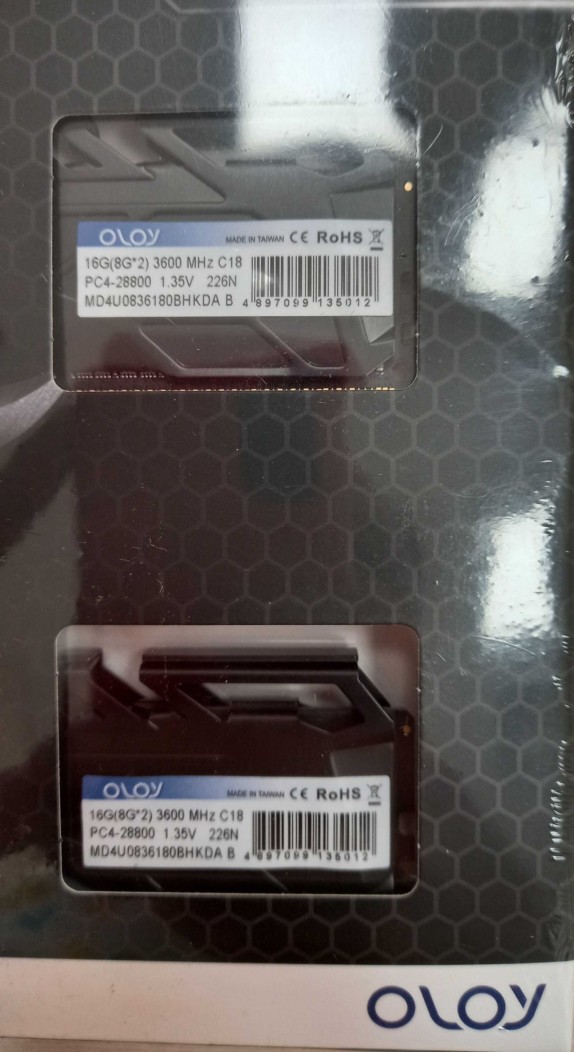 Оперативна пам'ять OLOy DDR4 (2x8 GB) V 3600 MHz (MD4U0836180BHKDA B)