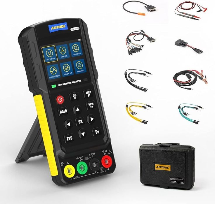 AUTOOL DM303 MIERNIK OBWODÓW PROTOKOŁÓW OBD2 MULTIMETR OSCYLOSKOP