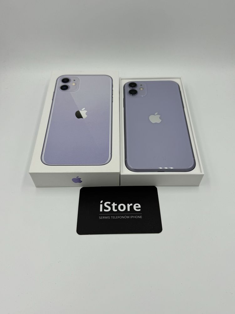 iPhone 11 64 GB • White • Black • Purple • Red  100% kondycji baterii