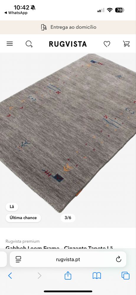Tapete Rug Vista como Novo