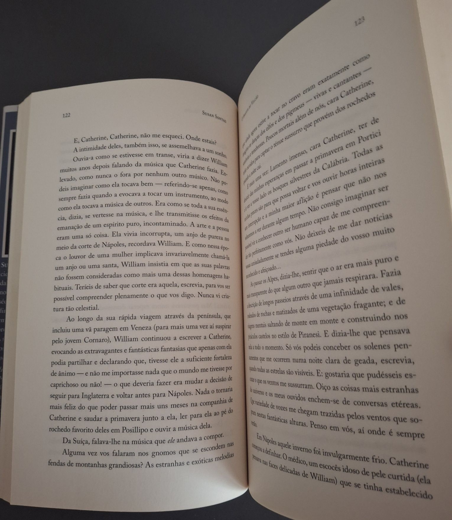 Livro "O Amante do Vulcão"