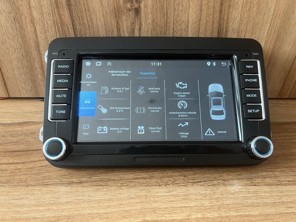 Android магнітола мультимедія Carplay для VW Volkswagen Skoda 2/32 GB