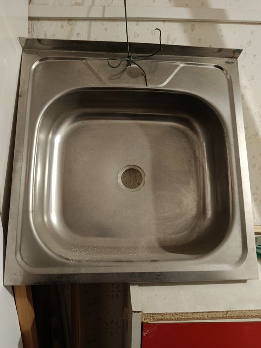 Мийка з нержавіючої сталі 50*50см зовнішня