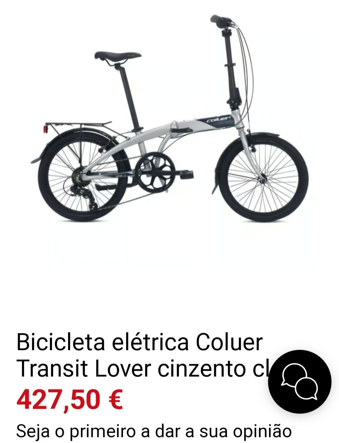 Bicicleta eléctrica semi-nova