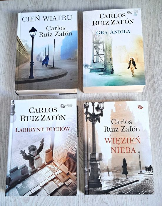 Carlos Ruiz Zafon Więzień nieba Cień wiatru Labirynt duchów Gra anioła