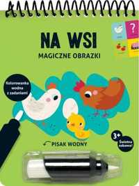 Magiczne obrazki. Na wsi. Kolorowanka wodna - Deborah van de Leijgraa