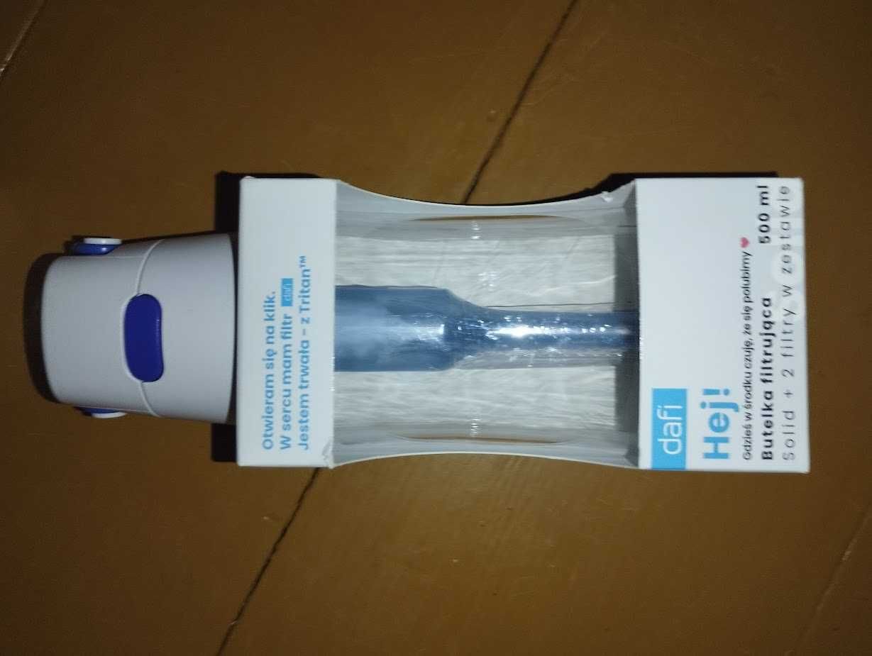 Butelka filtrująca Dafi Solid 0,5 l niebieska/zielona