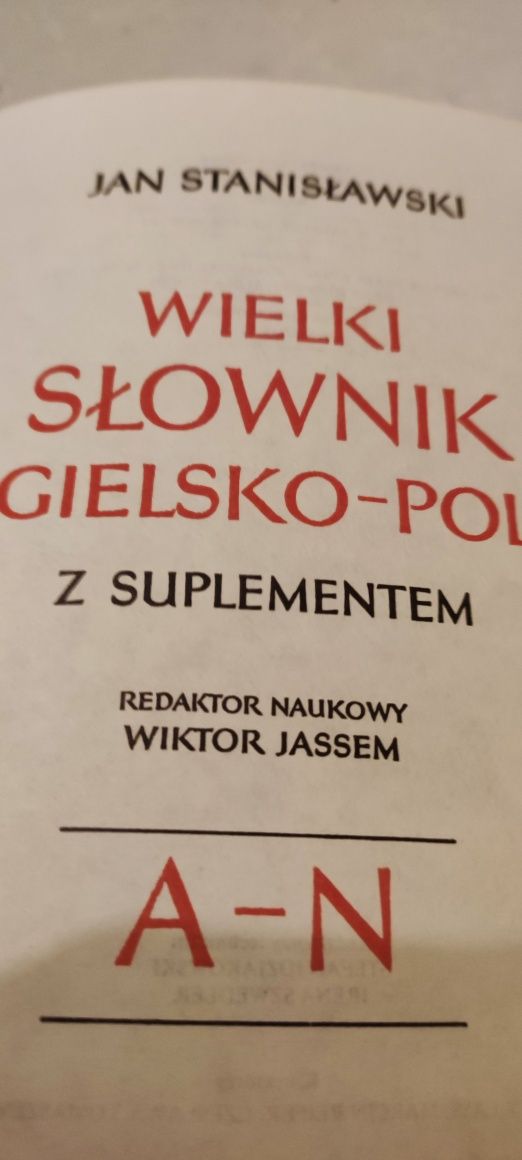 Wielki słownik polsko-angielski i angielsko-polski