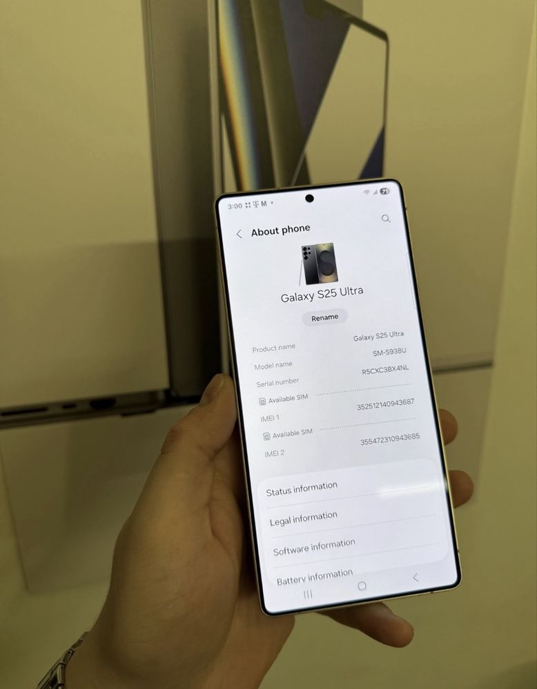 Samsung S25 Ultra 512 gb