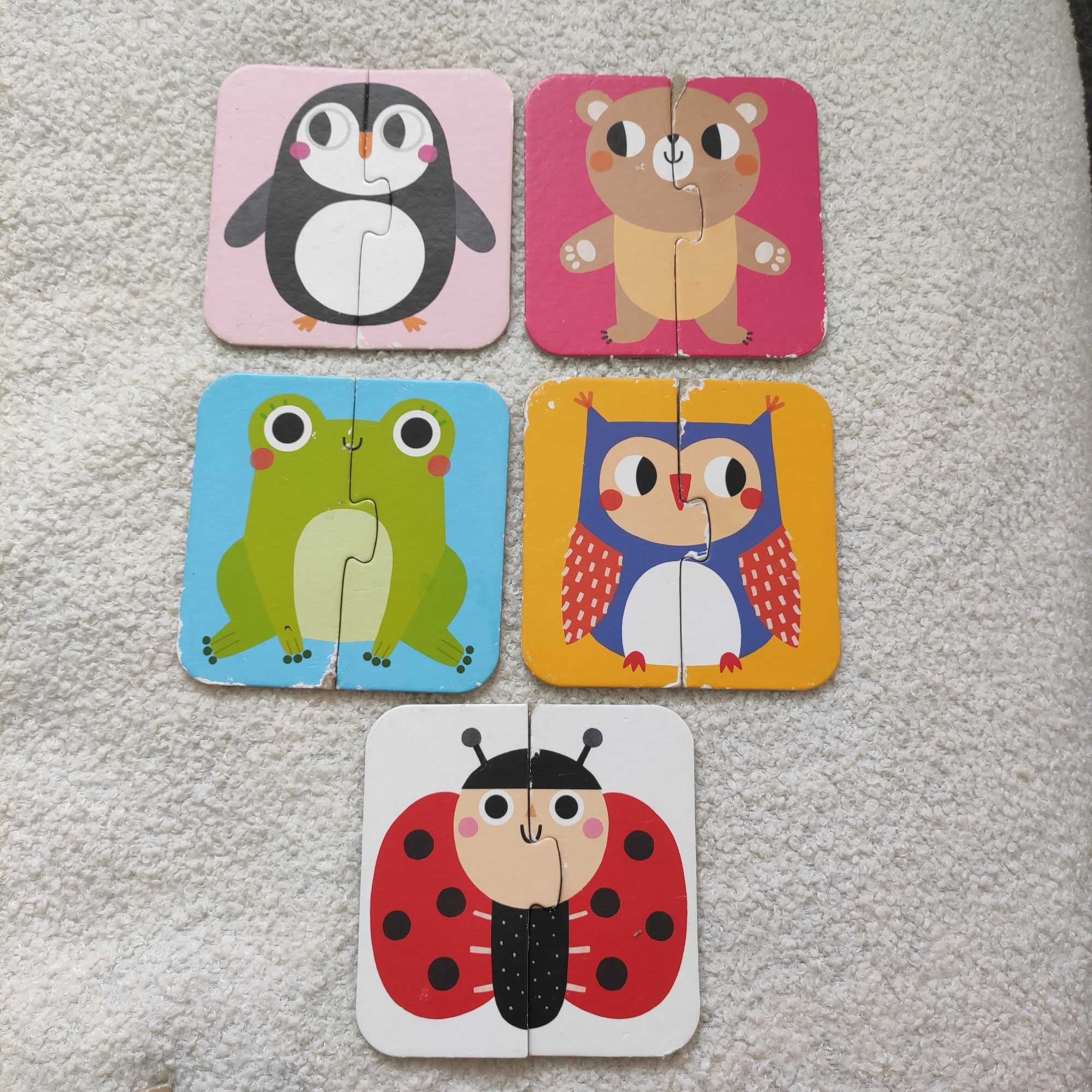 Puzzle 1+ i 2+ Czuczu w lesie i zoo