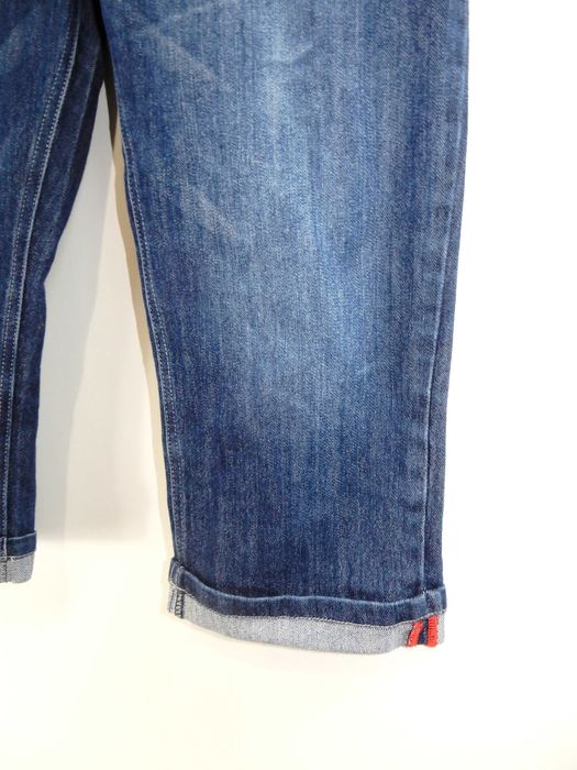 Spodnie spodenki rybaczki za kolano jeansowe dżinsowe ciążowe 42 XL