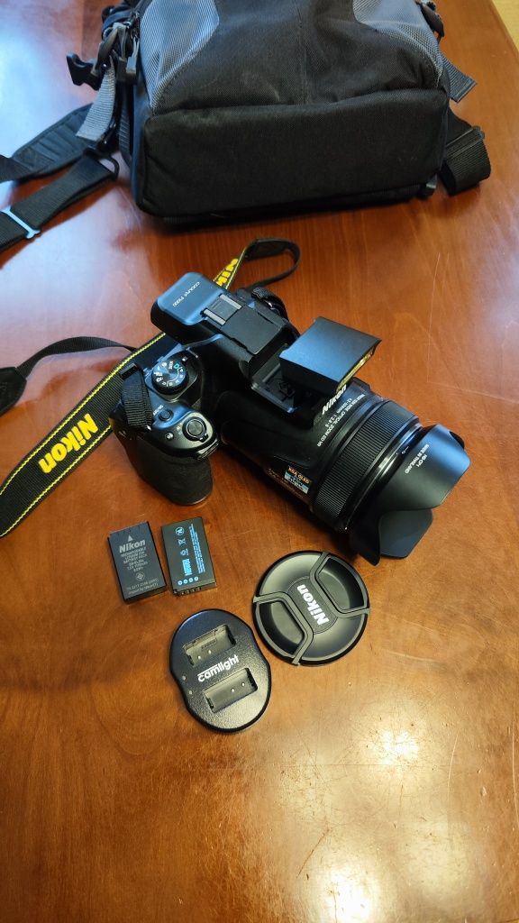 Aparat Nikon Coolpix P1000 najpotężniejszy zoom x125, jak nowy