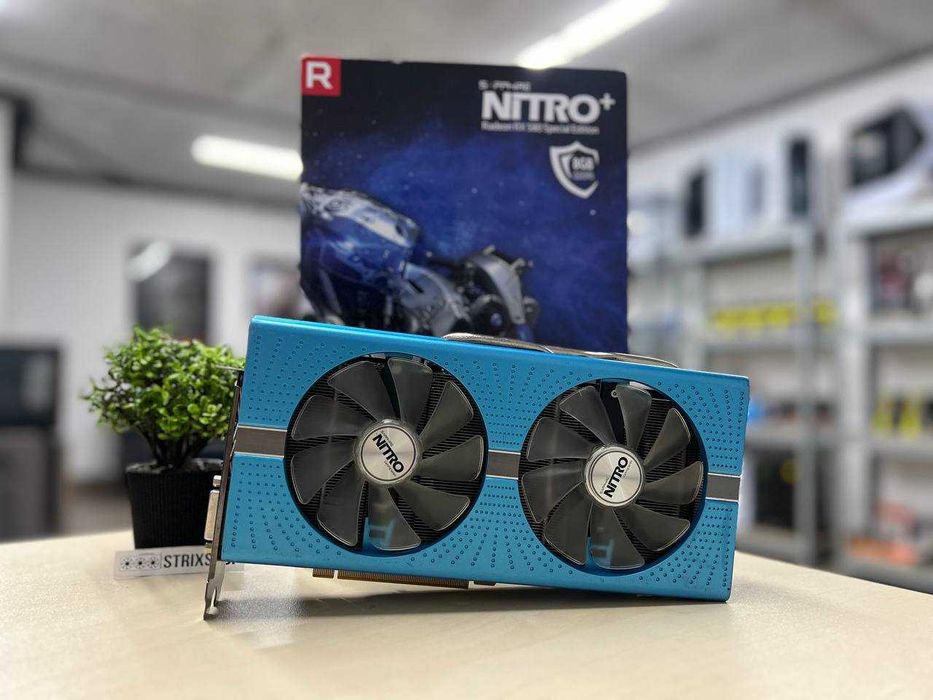 Sapphire AMD Radeon RX 580 8Gb Special Edition METAL BLUE NITRO+ Б/В