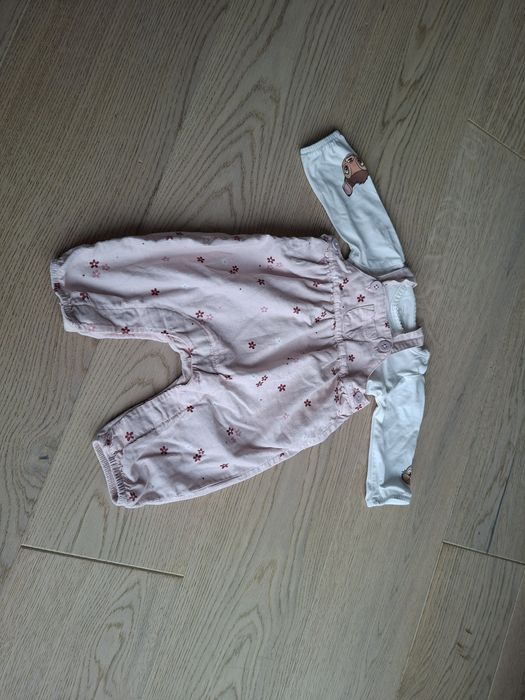 Śliczny komplecik body plus pajacyk Cool Club 62