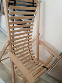 Шезлонг деревянный,  кресло-качалка