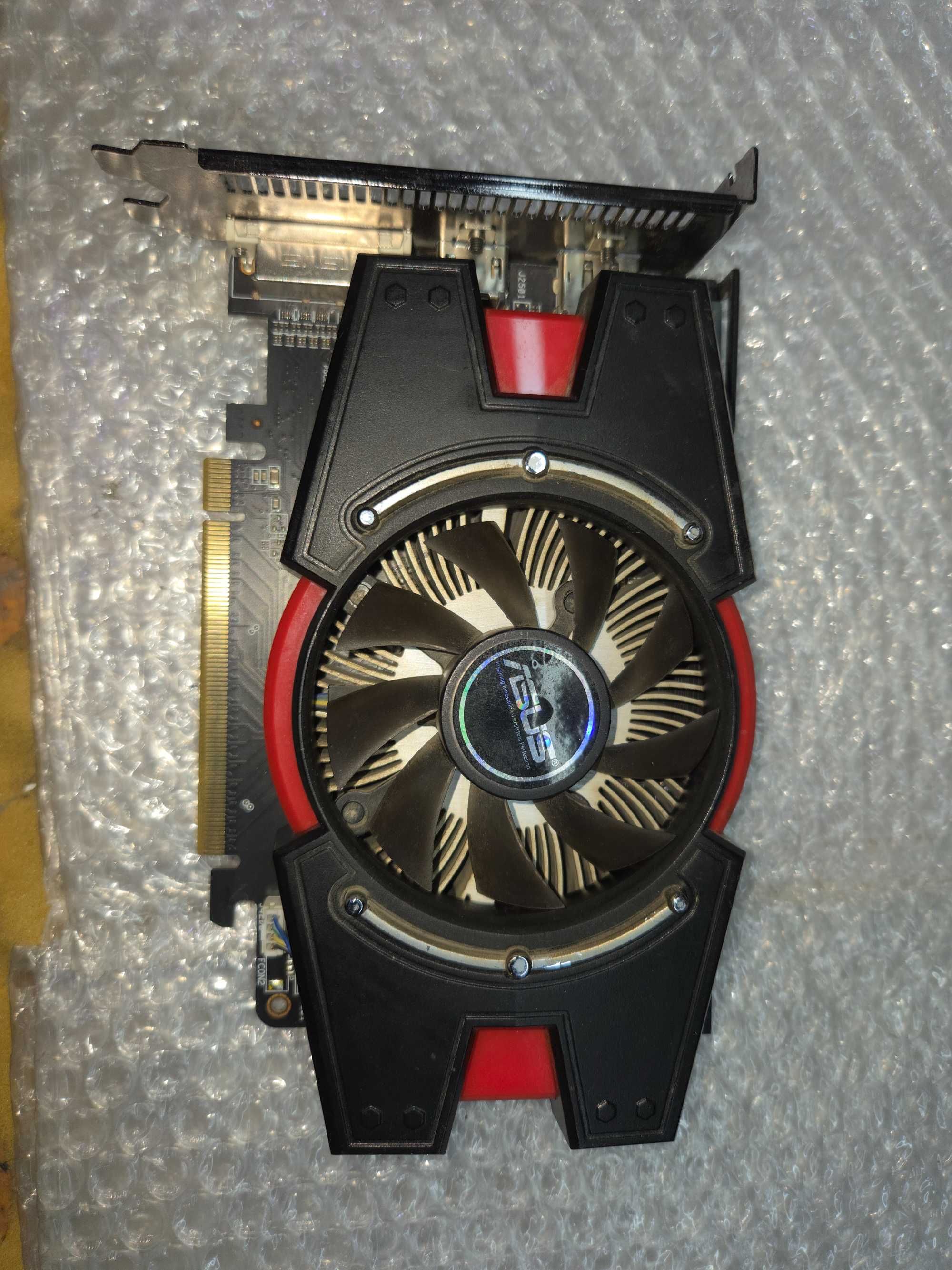 Відеокарта Asus Hd7770 1Gb кулер постійно робить на 100%
