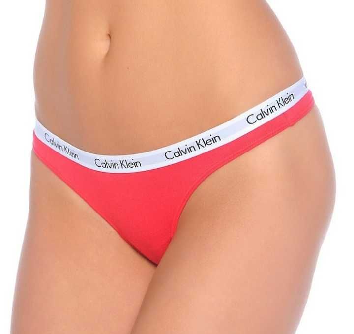 Стринги calvin klein червоні (3 шт в наявності)