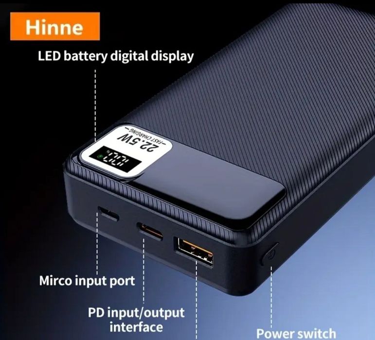 Павербанк на 20000маг, 22.5w super charge