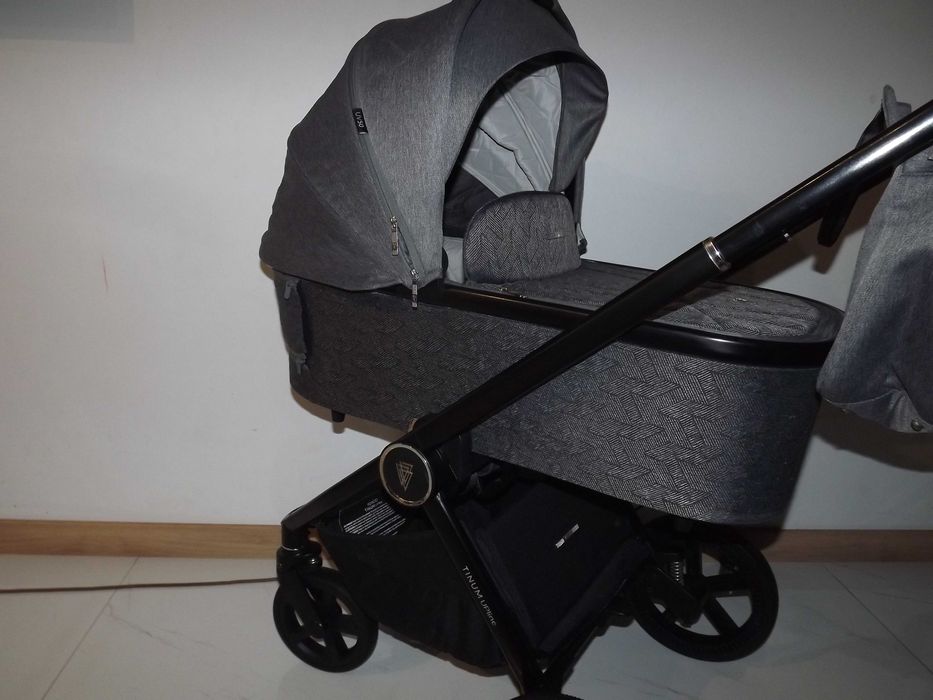 Venicci upline szary 3w1 Tapicerki ,stelaz bardzo ladny Fotelik Cybex