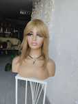 Peruka z włosów naturalnych Sofi 26 z grzywką naturalny blond