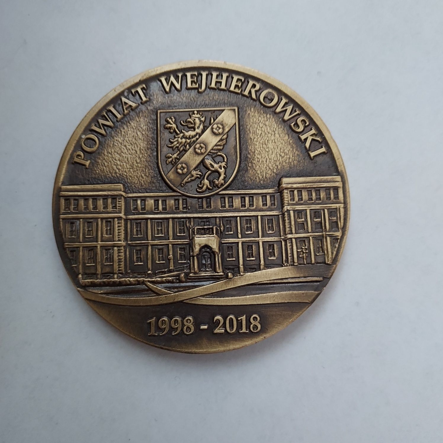 Medal 20 lat powiatu Wejherowskiego