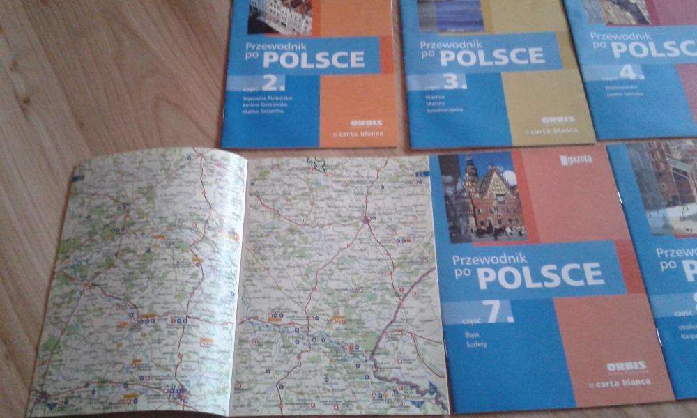 Przewodnik po Polsce - komplet 8 sztuk