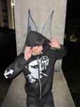 Худи чорна зіп Y2K SK8 / hoodie black zip