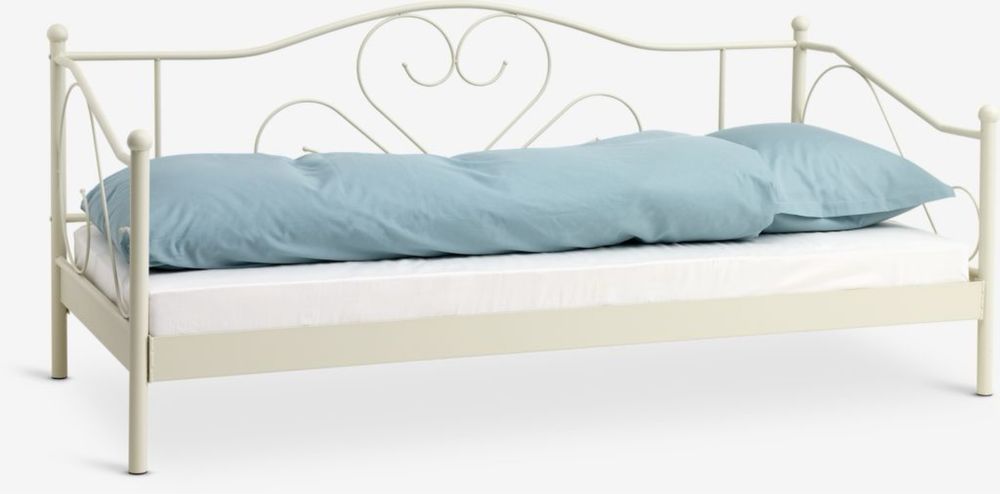 Rama łóżka JYSK RINGE 90/200 + materac IKEA