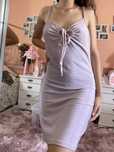 Vestido rosa brilhante