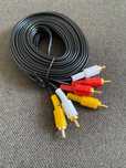 Кабель тюльпан 3RCA-3RCA 5 метрів
