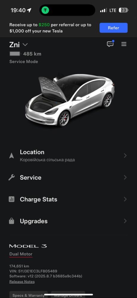 Tasla model 3 2020 performance