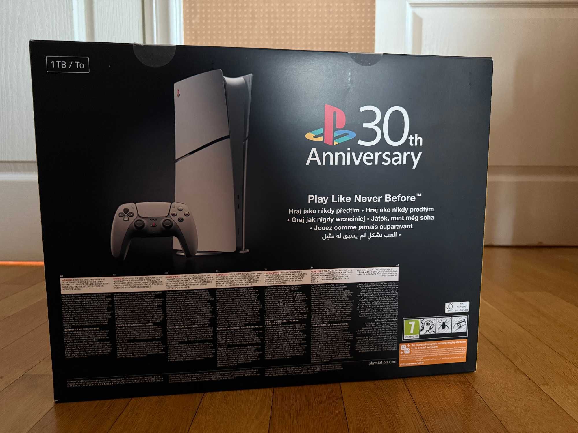 NOWA PlayStation 5 PS5 Limited Edition 30 rocznica DualSense SSD 1 TB