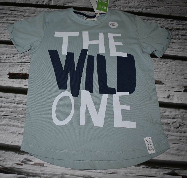 Nowa koszulka KappAhl The Wild One, rozmiar 110/116