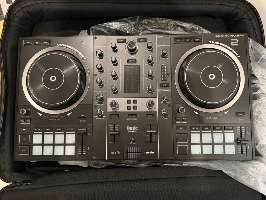 Controladora DJ Hercules Inpulse 500 + Case Rolland