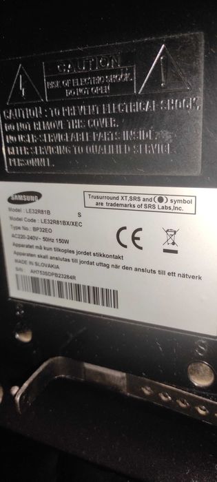 TV Samsung com 31,5 polegadas de ecrã