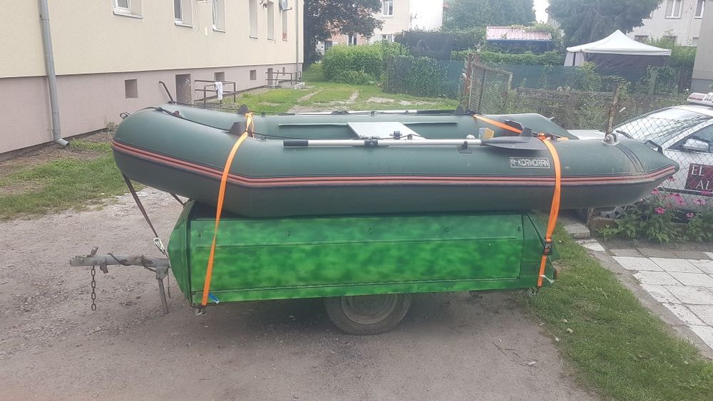 Ponton Kormoran 360 z kilem +podłoga Alu +przyczepa