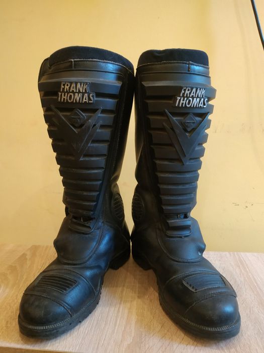 Чоботи байкерські, шкіряні, 42-43 розміру