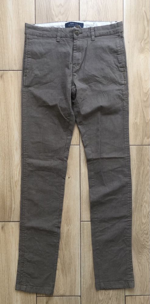 Spodnie khaki Zara Man 29