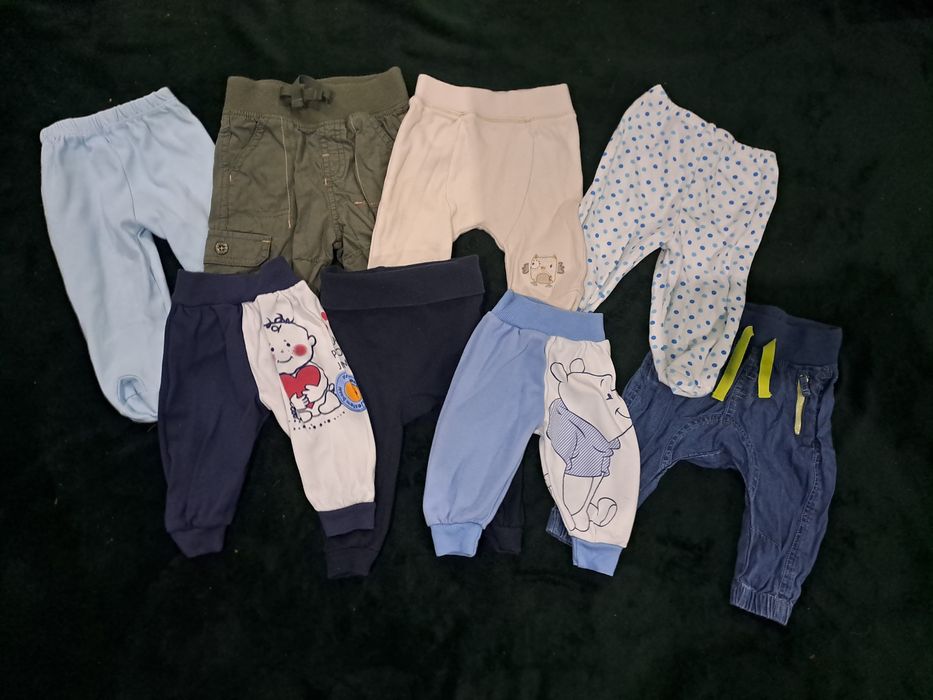 89 szt. Ubranek Wyprawka dla chłopca roz. 56 - 62