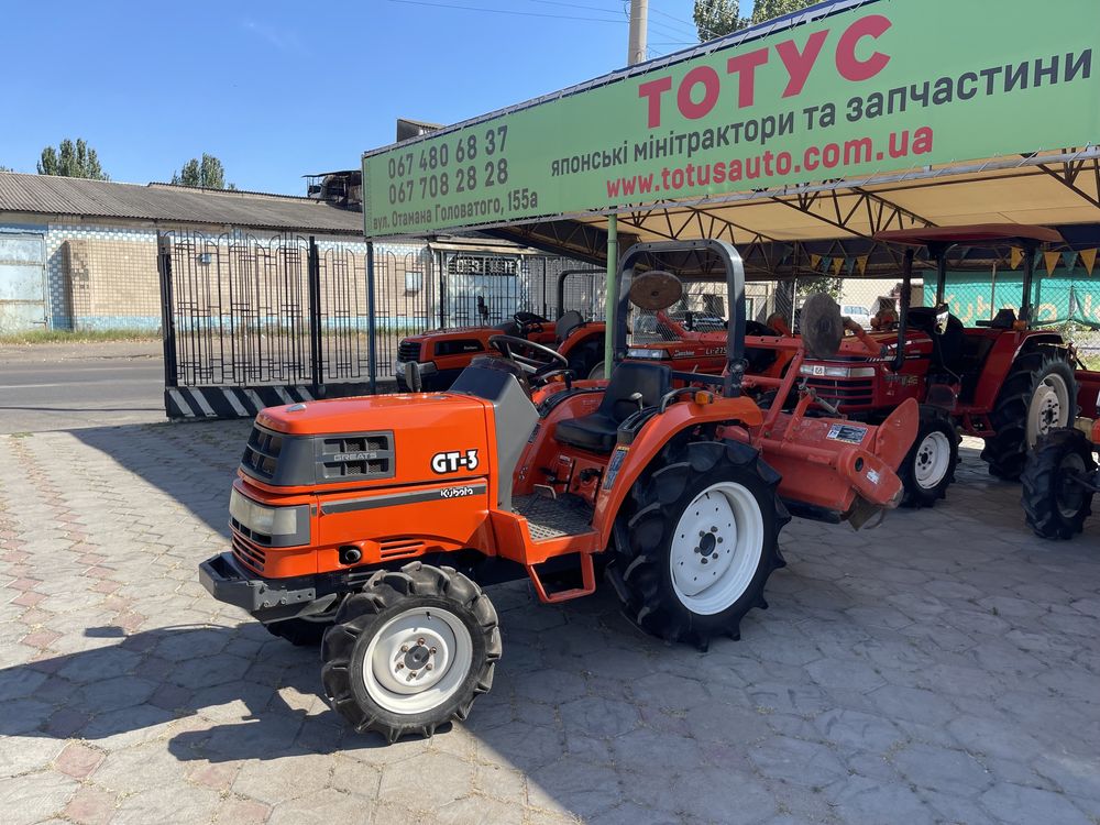 Kubota GT-3 японский мини-трактор