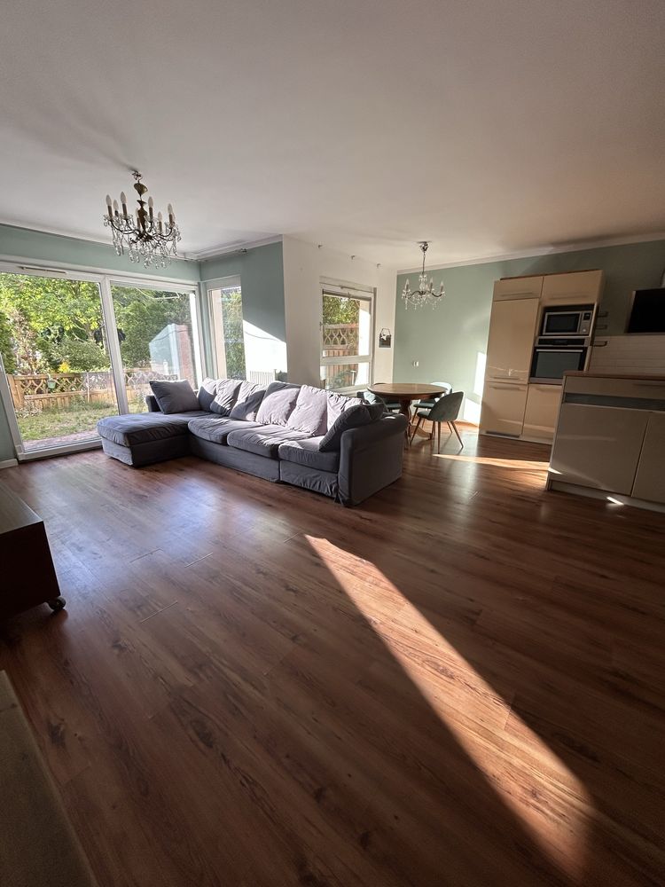 Wynajmę mieszkanie 3 pokojowe 74 m² dwa ogródki, Warzymice