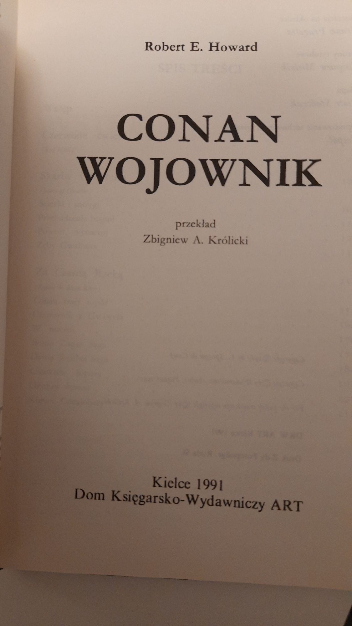 Conan Wojownik Howard