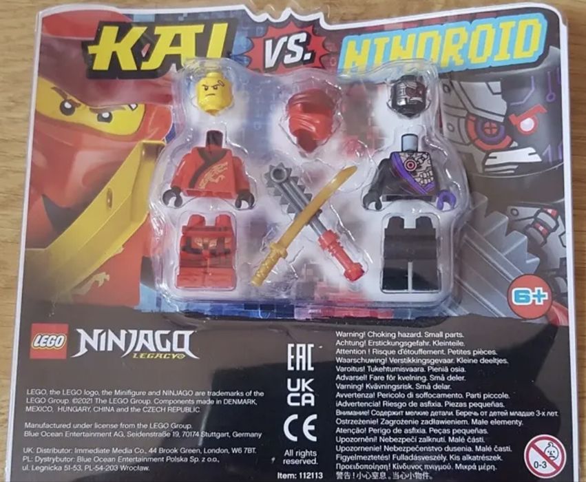 Лего ніндзяго паки по 2 мініфігурки оригінал