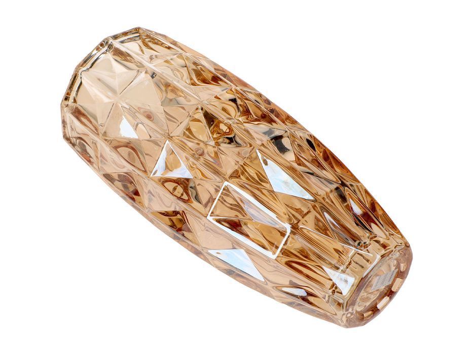 Wazon szklany duży - kolor bursztynowy